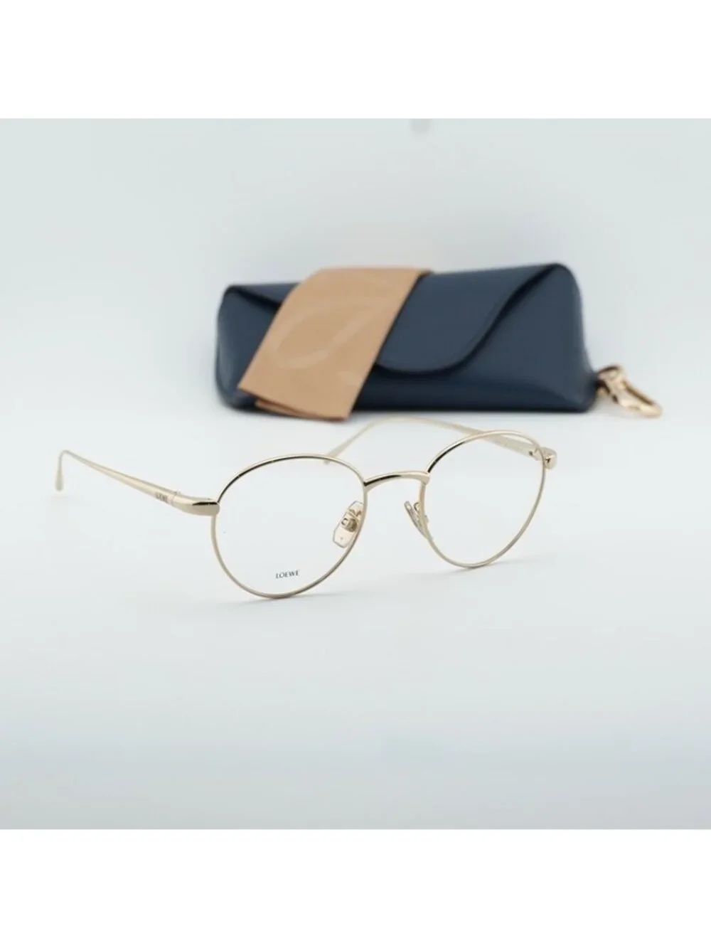 Loewe LW50087U 032 Eyeglasses Gold 49mm Square Frame